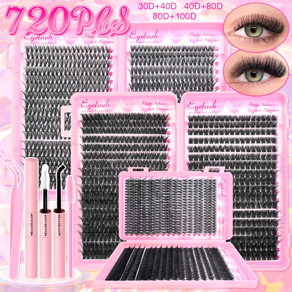 DIY Individual Eyelash Extension Kit