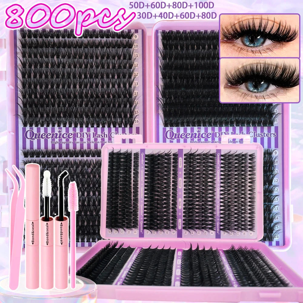 DIY Cluster Eyelash Extension Kit