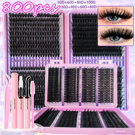DIY Cluster Eyelash Extension Kit